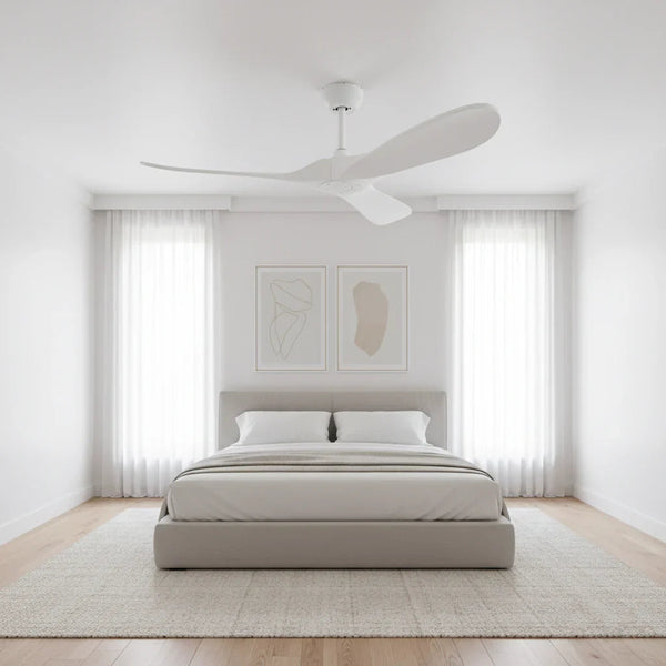 Sirocco | Ventilateur vintage blanc et ABS blanc