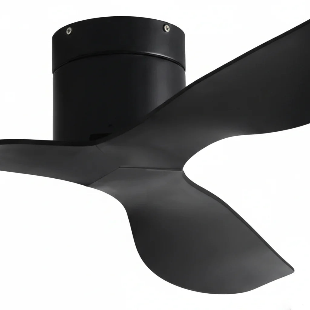 Onyx | Ventilateur ultra-plat noir et ABS noir