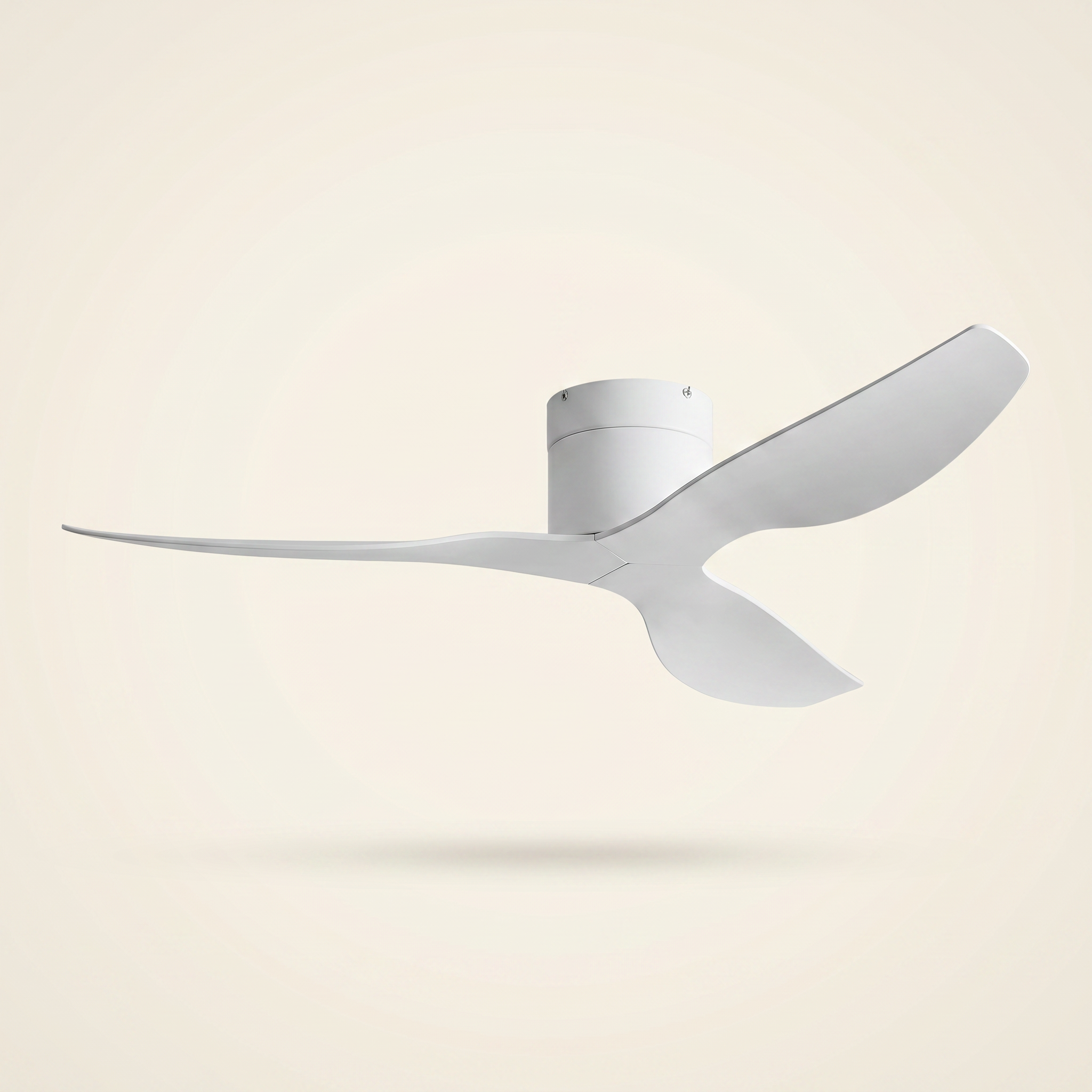 Éclipse, ventilateur de plafond, finition blanc mat