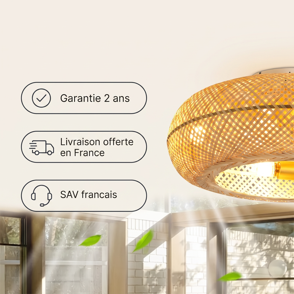 Lagon Brizea, ventilateur de plafond
