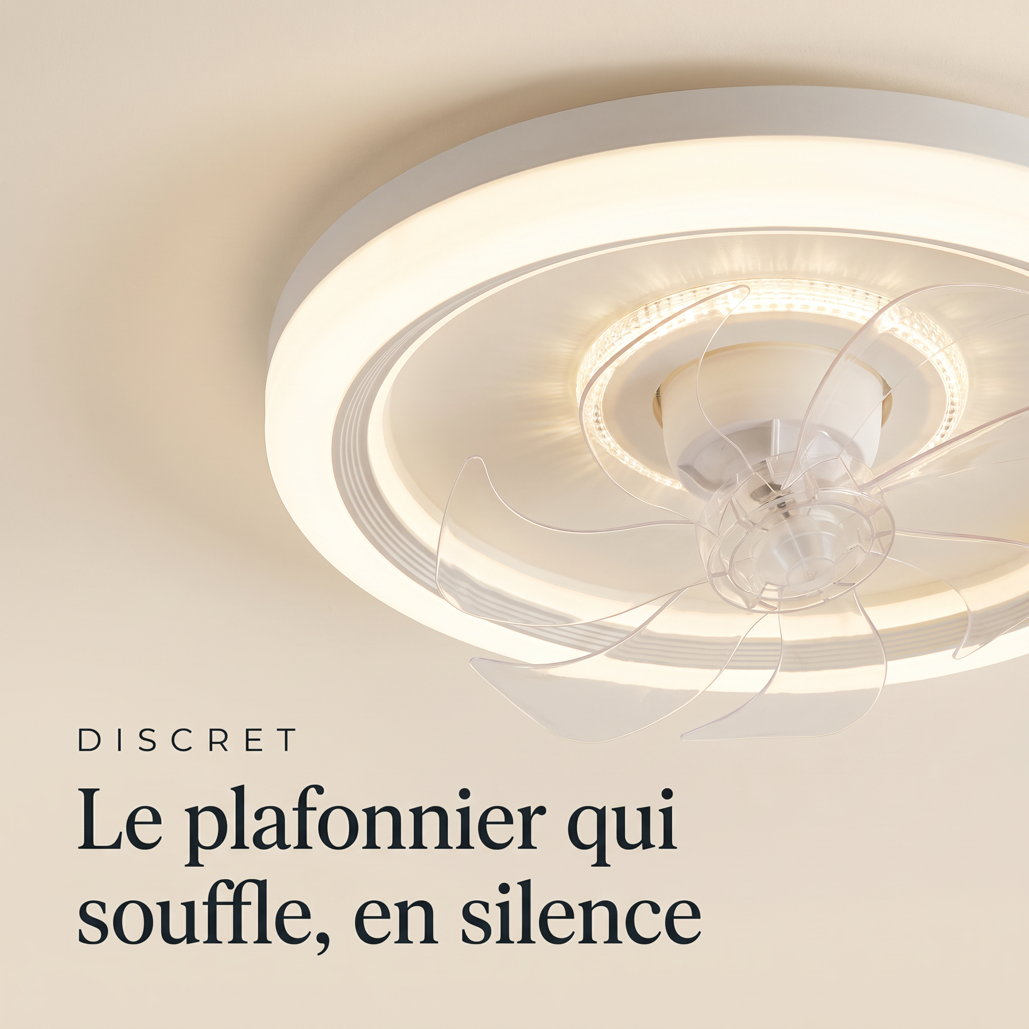 Lune Brizea, ventilateur de plafond