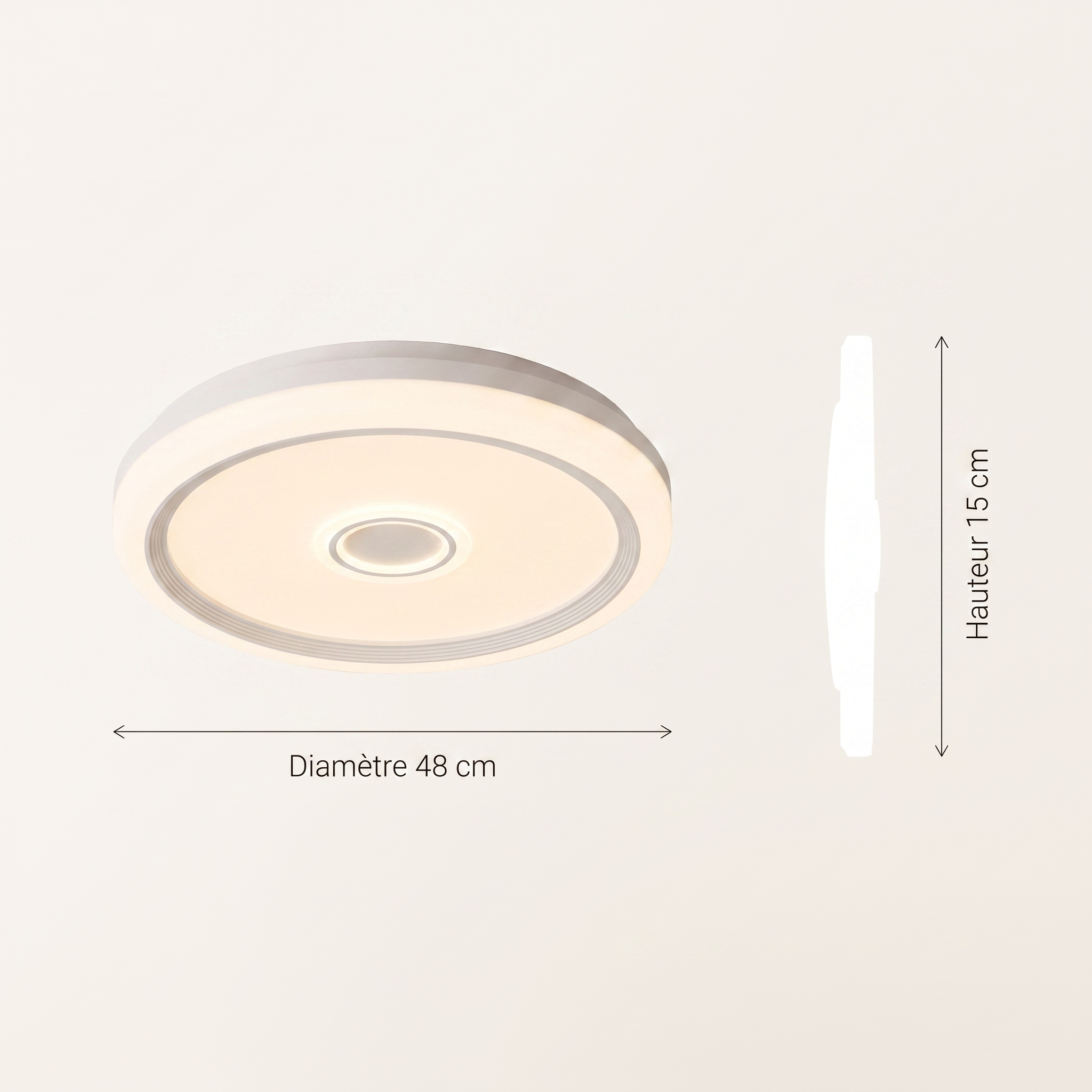 Lune Brizea, ventilateur de plafond