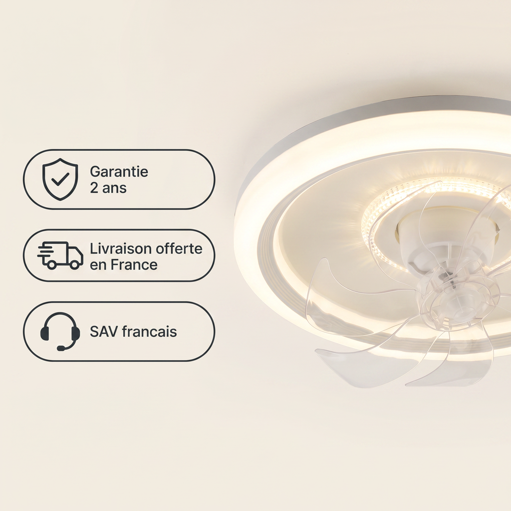 Lune Brizea, ventilateur de plafond