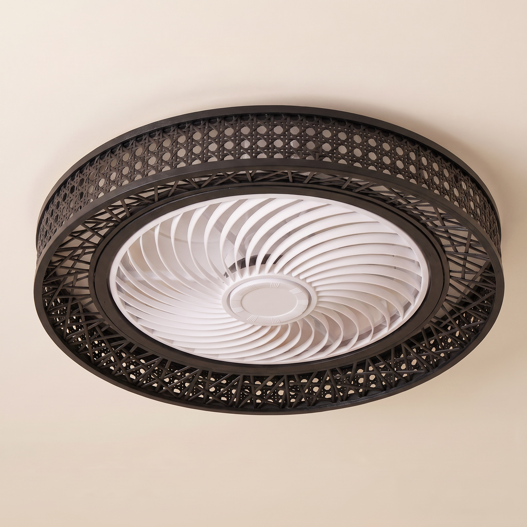 Nid | Ventilateur rotin tressé 50 cm
