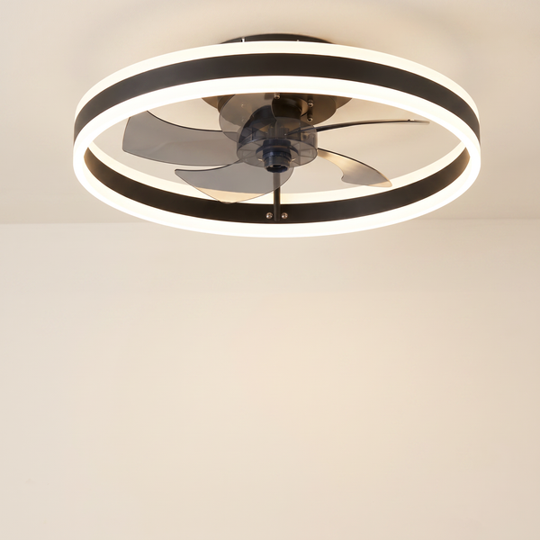Nimbe | Ventilateur anneau LED 50 cm