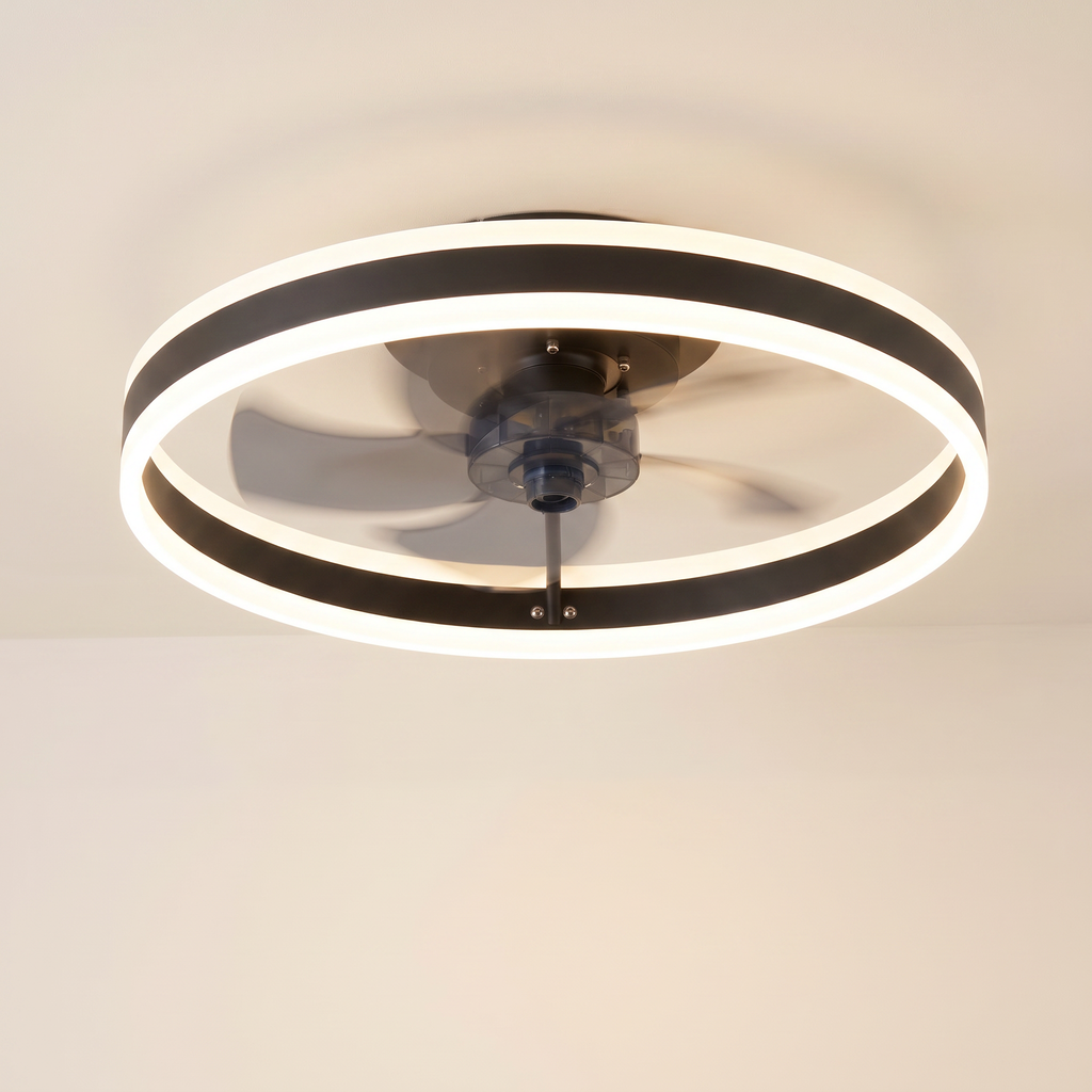 Nimbe | Ventilateur anneau LED 50 cm