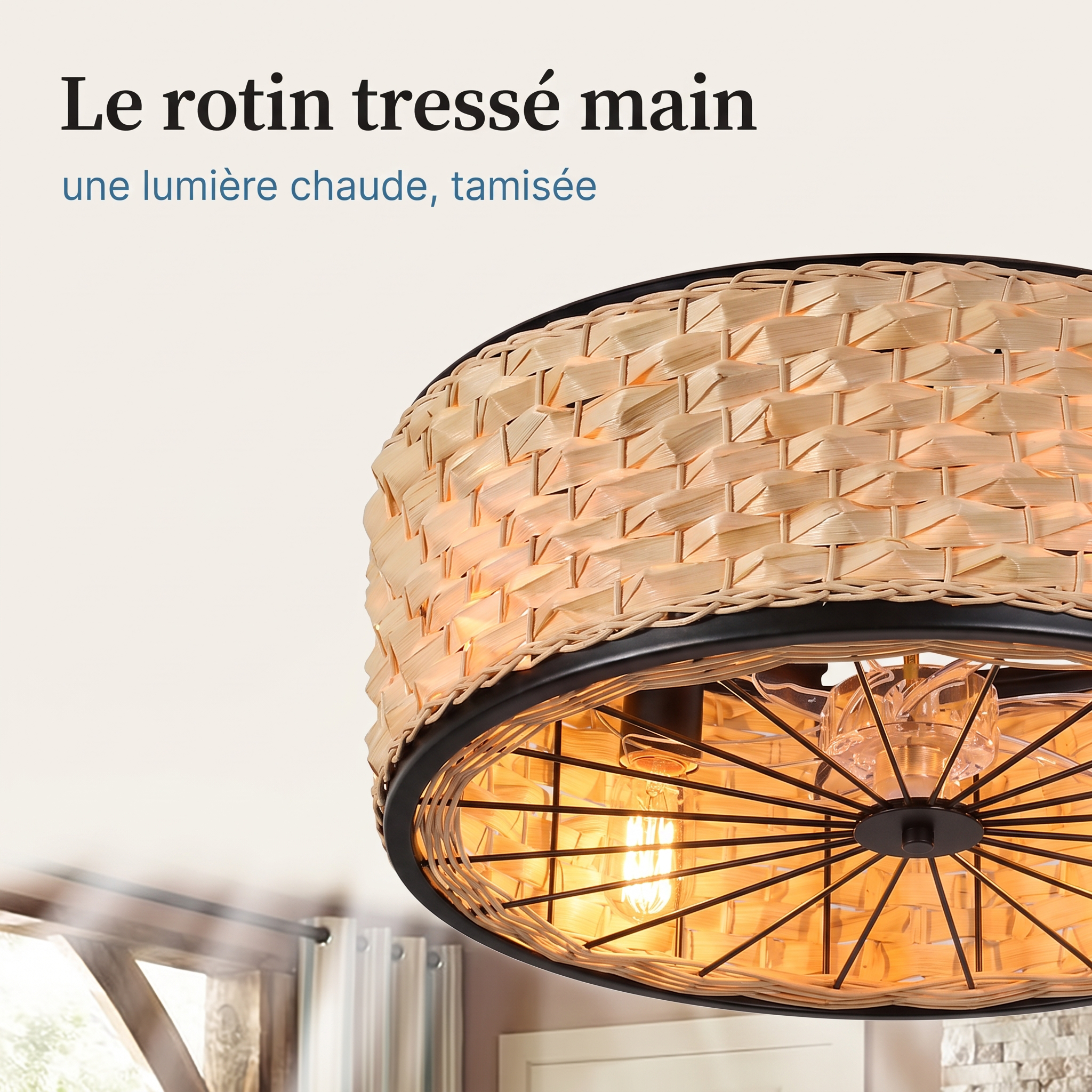 Osier Brizea, ventilateur de plafond