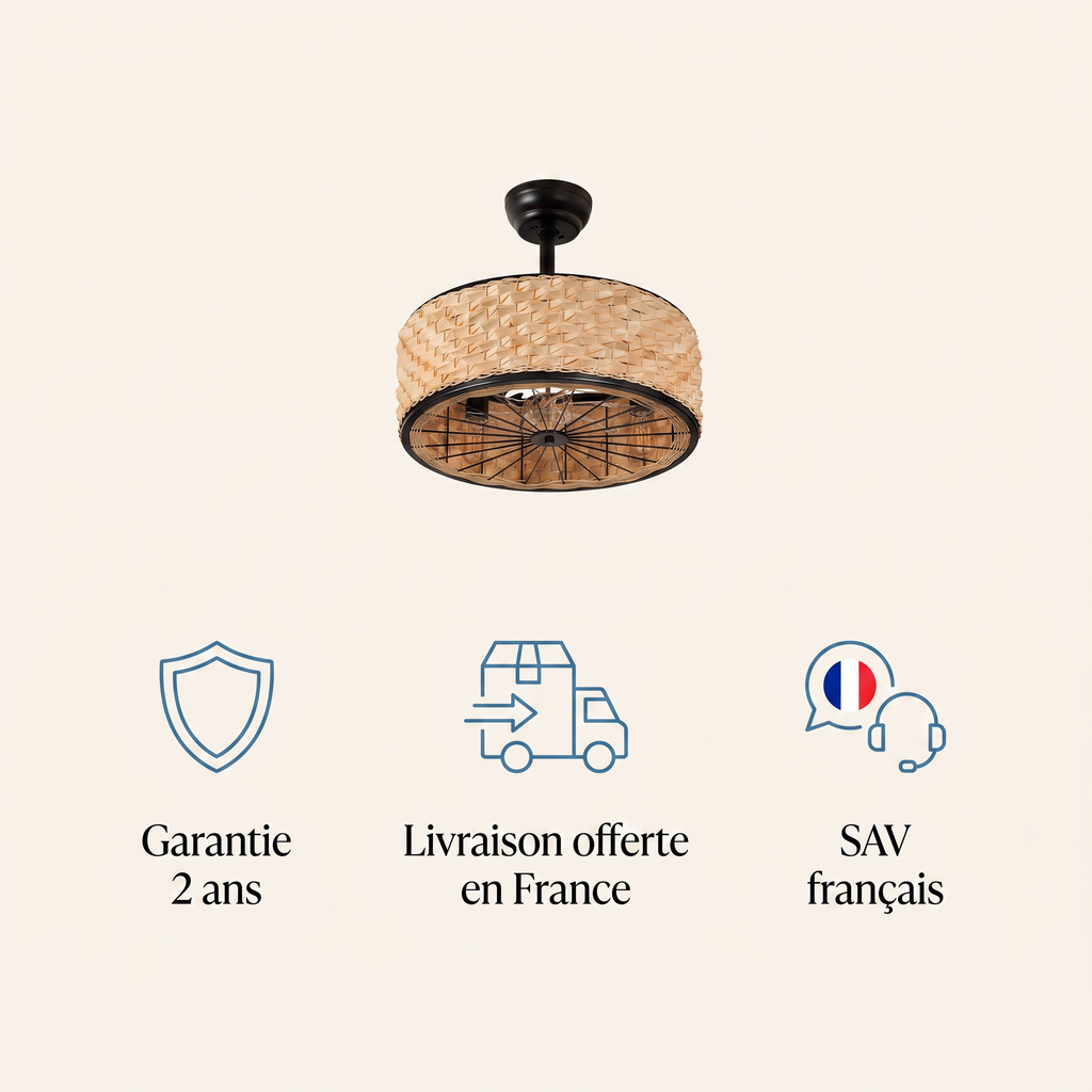 Osier Brizea, ventilateur de plafond
