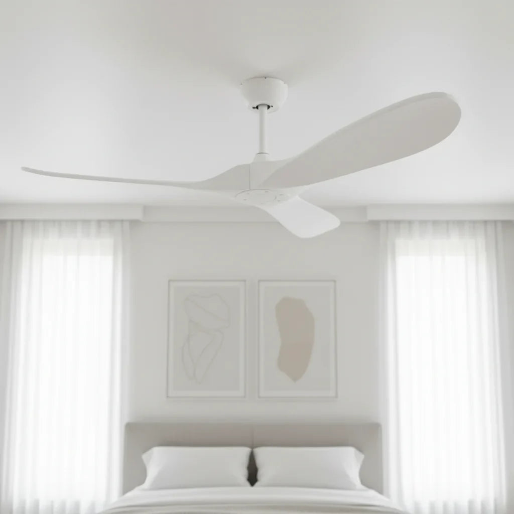 Sirocco | Ventilateur vintage blanc et ABS blanc