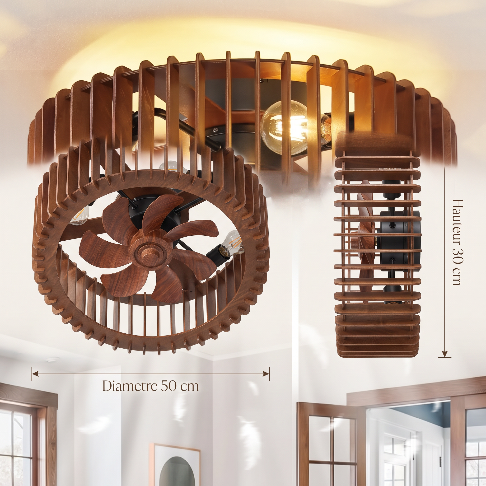 Teck Brizea, ventilateur de plafond