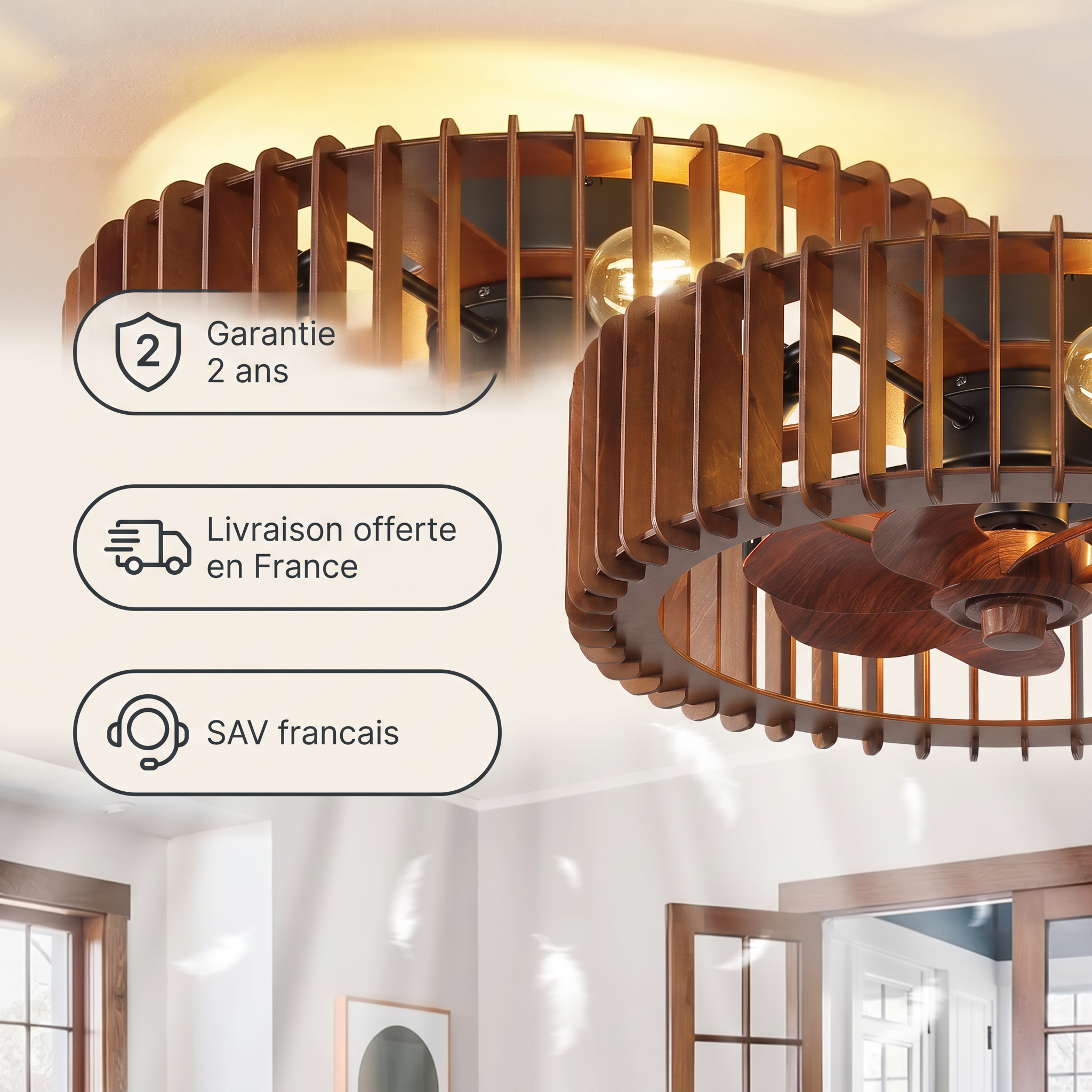 Teck Brizea, ventilateur de plafond