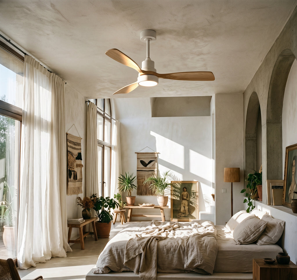 Alto, ventilateur de plafond compact LED pour plafond bas, vue 3