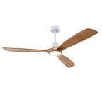 Ambre, ventilateur de plafond en bois massif