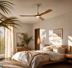 Ambre, ventilateur de plafond en bois massif, vue 2