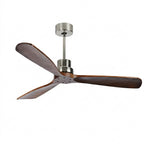 Boréal, ventilateur de plafond scandinave en bois et fer, vue 9