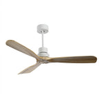 Boréal, ventilateur de plafond scandinave en bois et fer, vue 10