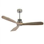 Boréal, ventilateur de plafond scandinave en bois et fer, vue 11