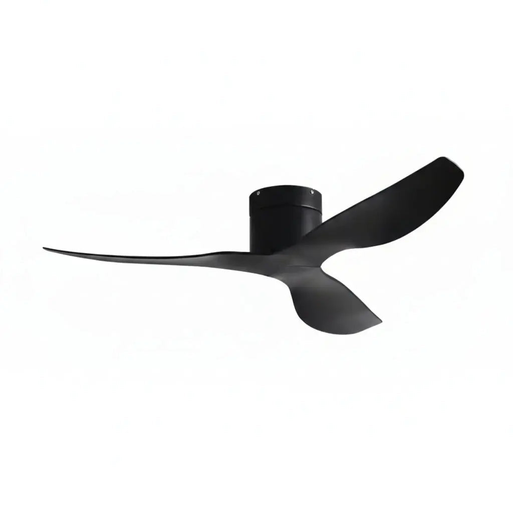 Éclipse Noir, ventilateur de plafond moderne noir