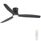 Fjord LED, ventilateur de plafond en bois massif avec LED intégrée, vue 6