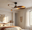 Méridien, ventilateur de plafond design à pales circulaires LED
