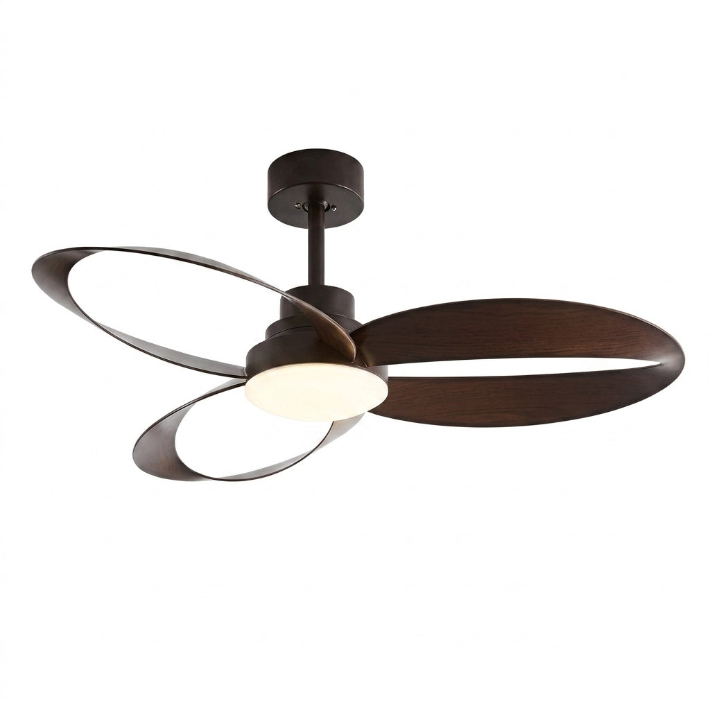 Méridien, ventilateur de plafond design à pales circulaires LED, vue 11
