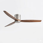 Sylva, ventilateur de plafond bois massif à profil bas