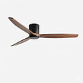 Sylva, ventilateur de plafond bois massif à profil bas, vue 10