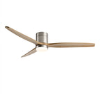 Sylva, ventilateur de plafond bois massif à profil bas, vue 14
