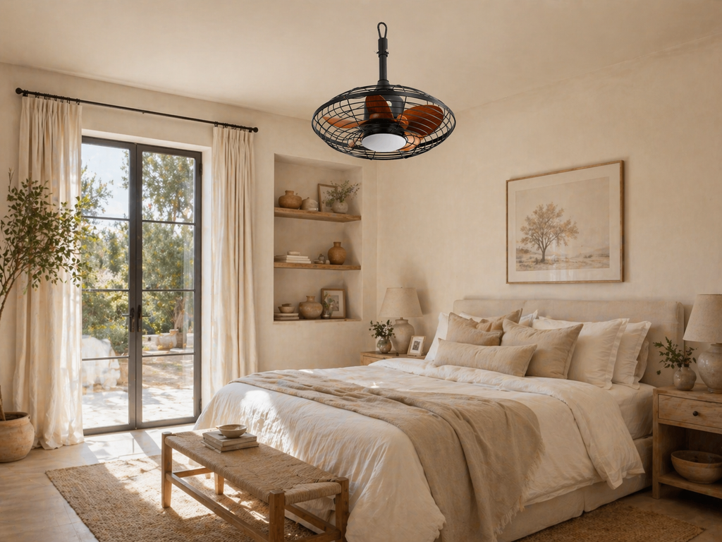 Vector | Ventilateur moderne LED télécommande 51 cm
