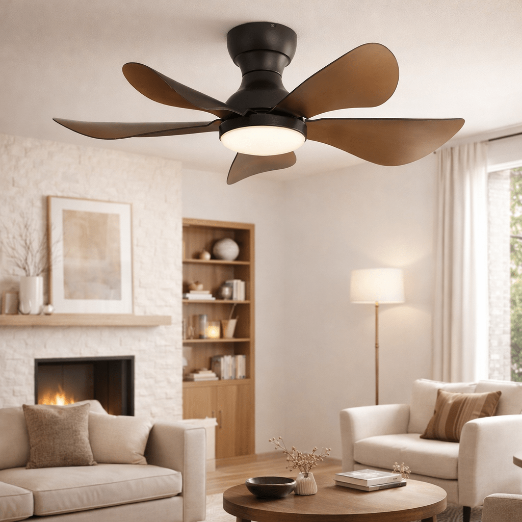 Sigrid | Ventilateur compact LED télécommande 74 cm