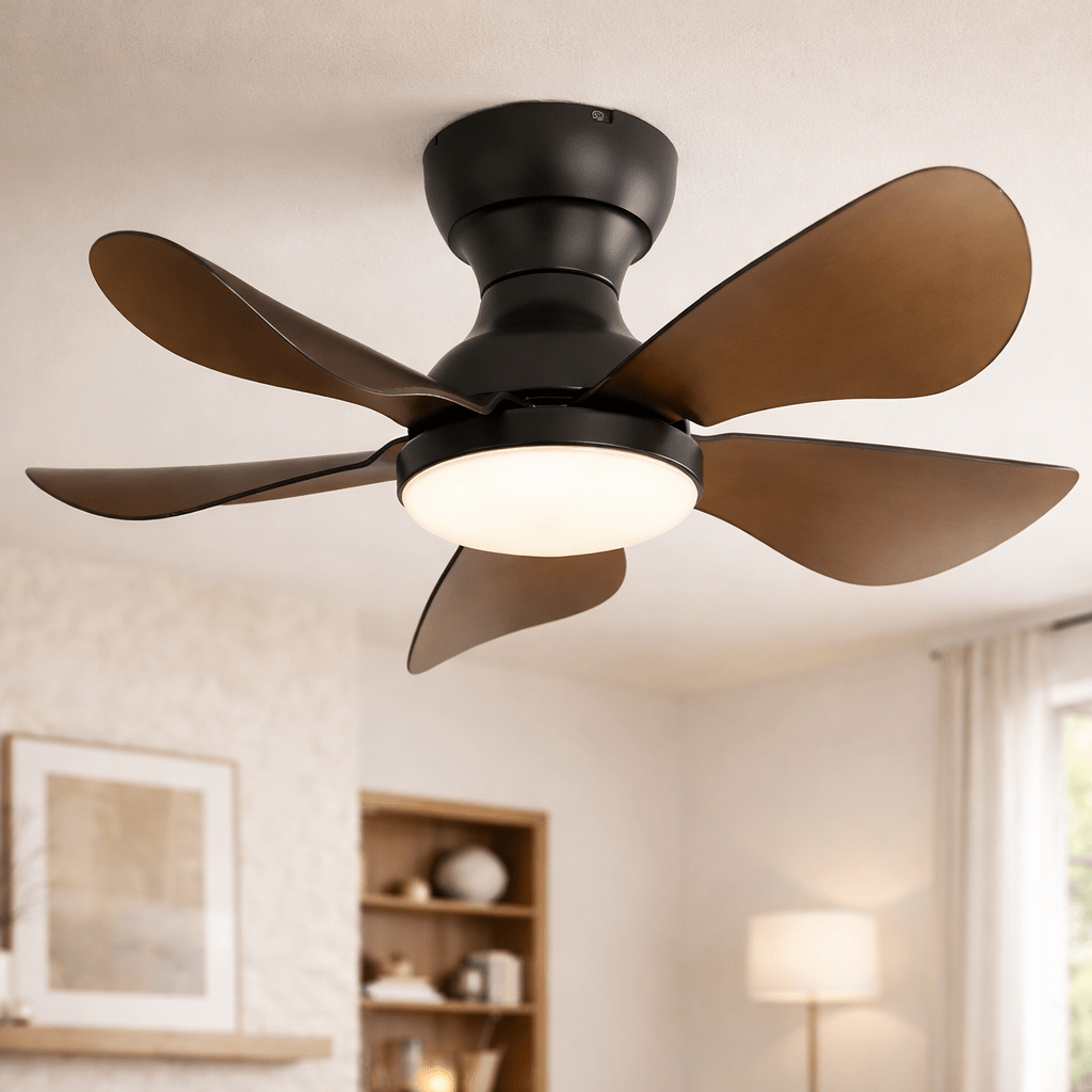 Sigrid | Ventilateur compact LED télécommande 74 cm