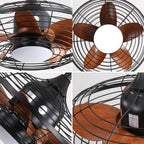 Vector | Ventilateur moderne LED télécommande 51 cm